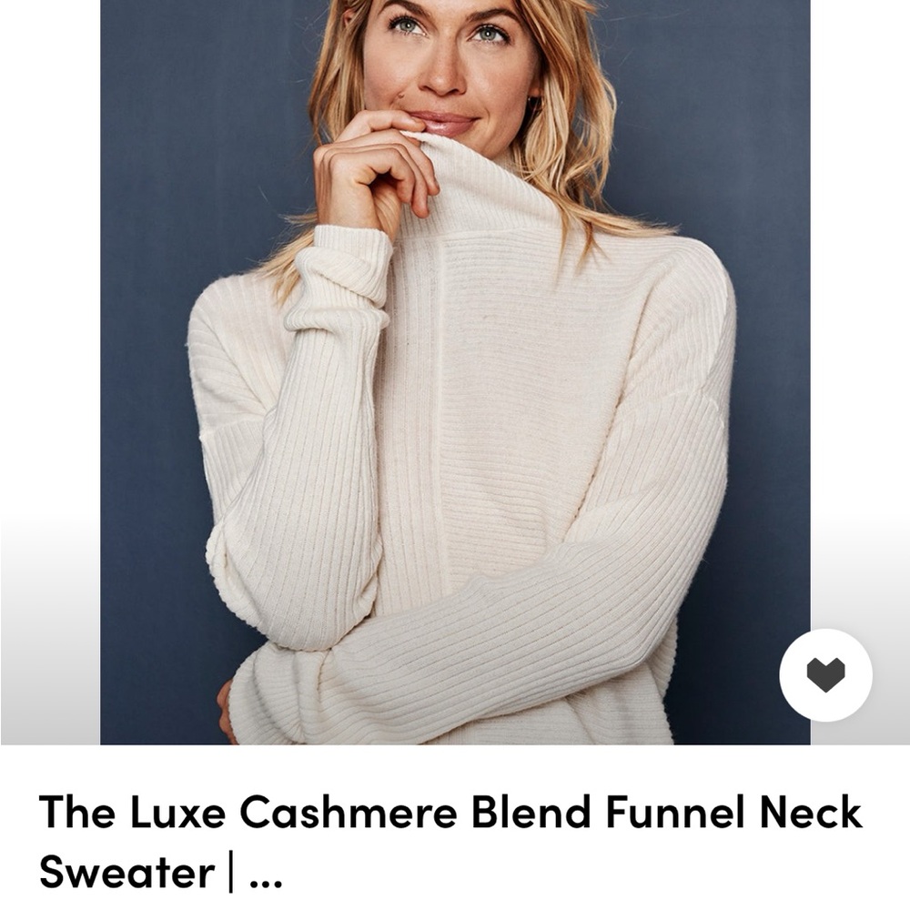 Summersalt luxe cashmere blend sweater